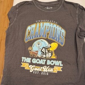 GOAT Kids Undefeated Champions 'The Goat Bowl' Short Sleeve Tee - Gray